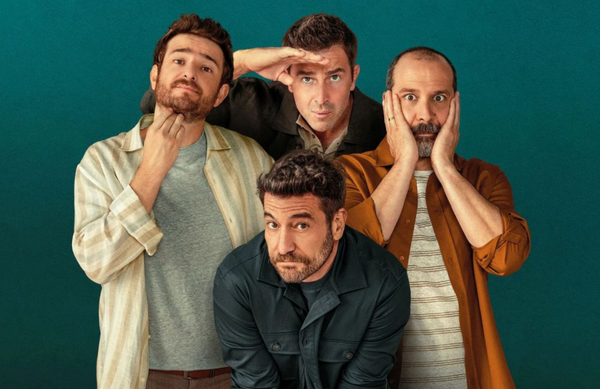 Portada de "Machos Alfa", serie recomendada para aprender español real en 2026, nivel B1–B2,